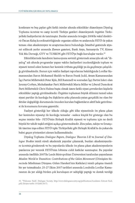 SETA'nın raporu FETÖ'nün İngiltere yapılanmasını deşifre etti... 24