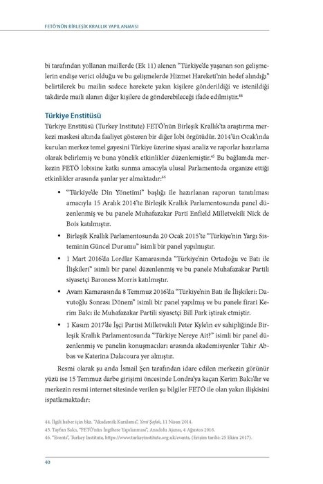 SETA'nın raporu FETÖ'nün İngiltere yapılanmasını deşifre etti... 26