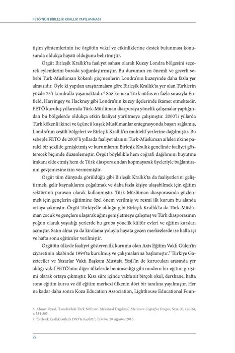 SETA'nın raporu FETÖ'nün İngiltere yapılanmasını deşifre etti... 8
