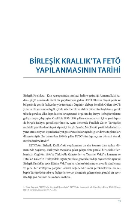 SETA'nın raporu FETÖ'nün İngiltere yapılanmasını deşifre etti... 5