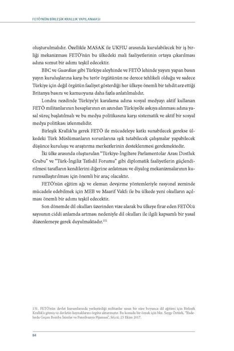 SETA'nın raporu FETÖ'nün İngiltere yapılanmasını deşifre etti... 70