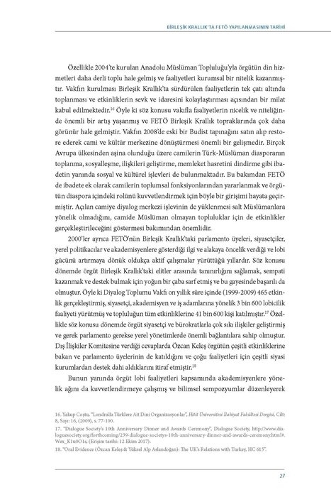 SETA'nın raporu FETÖ'nün İngiltere yapılanmasını deşifre etti... 13