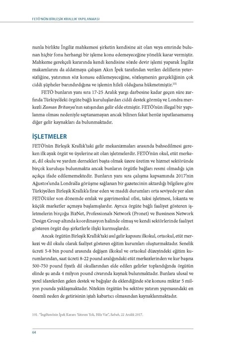 SETA'nın raporu FETÖ'nün İngiltere yapılanmasını deşifre etti... 51