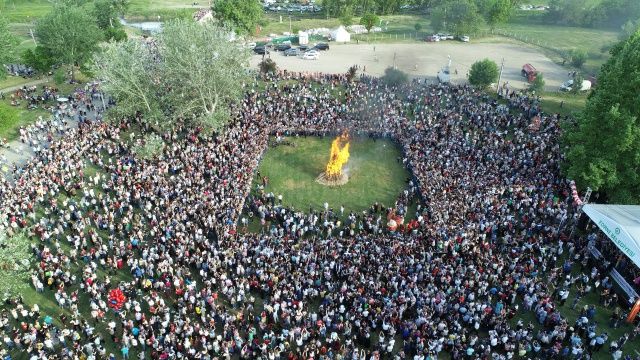 Edirne'de ateş yakıldı! Şenlik başladı... 3