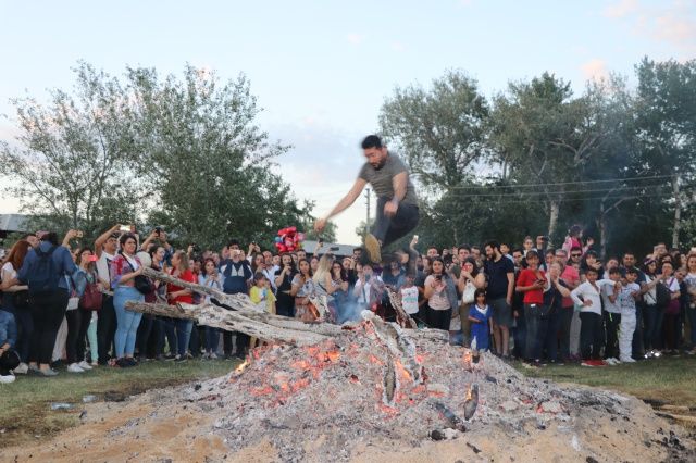 Edirne'de ateş yakıldı! Şenlik başladı... 20