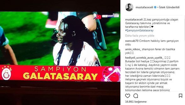 Ünlü isimlerden Şampiyon Galatasaray paylaşımları! 5