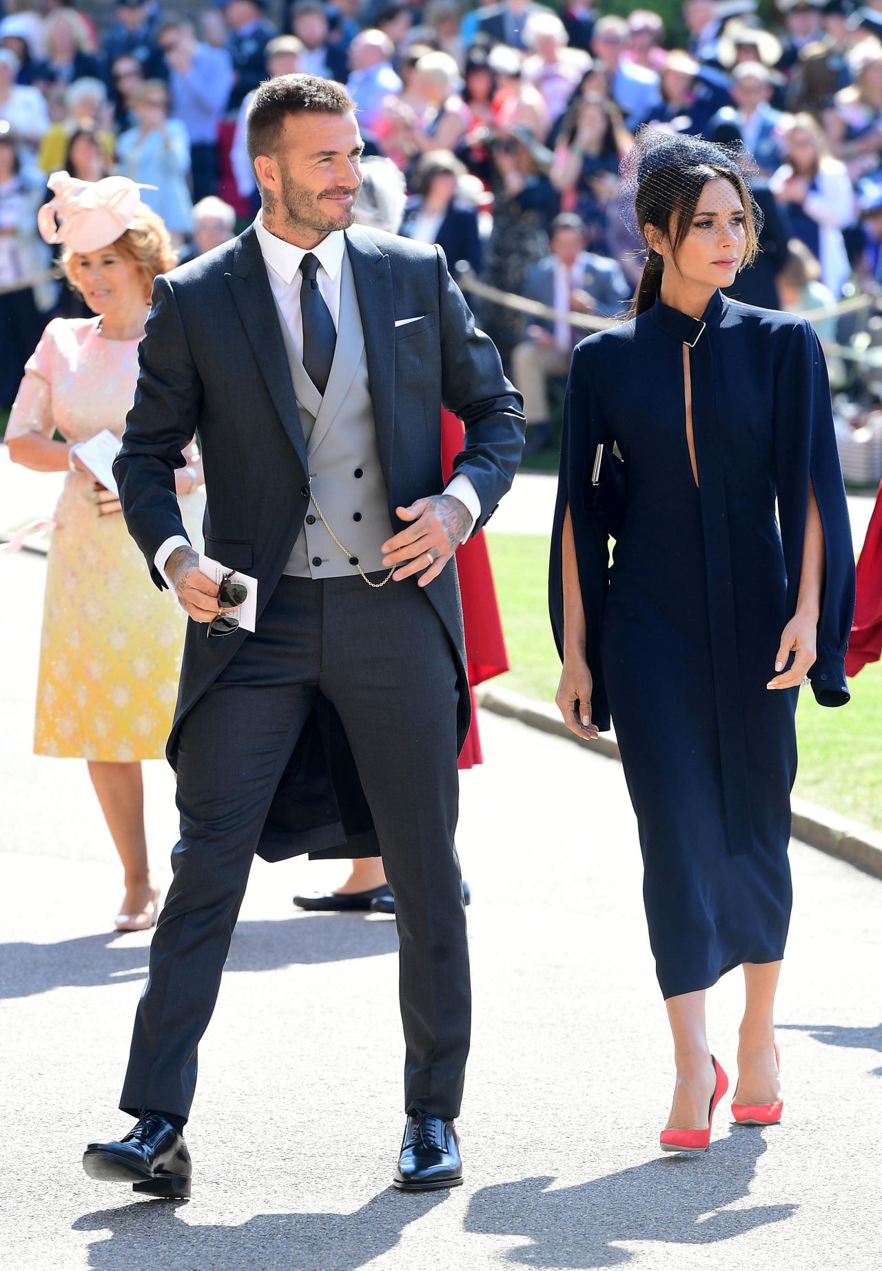 Kraliyet düğününe David Beckham'in yakışıklılığı damga vurdu! 7