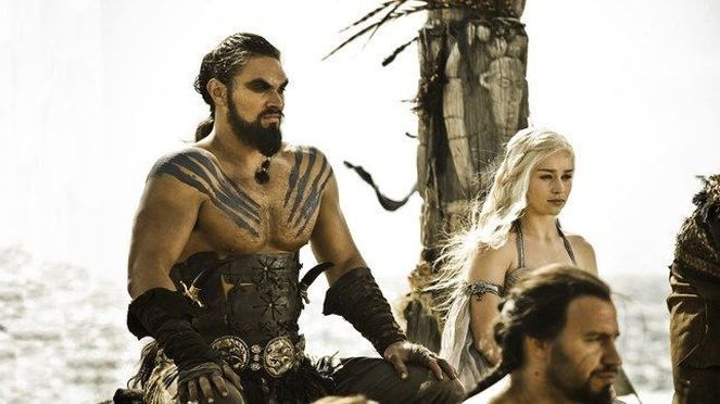 Khaleesi diziye veda edince Drogo teselli etti! 5
