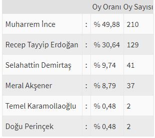 İşte ülke ülke yurtdışı seçim sonuçları! 111
