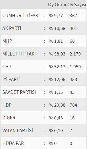 İşte ülke ülke yurtdışı seçim sonuçları! 125
