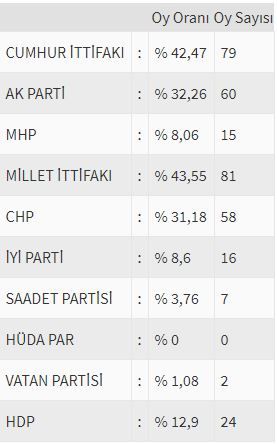 İşte ülke ülke yurtdışı seçim sonuçları! 127