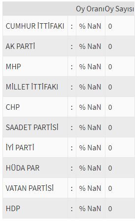 İşte ülke ülke yurtdışı seçim sonuçları! 197