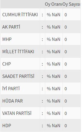 İşte ülke ülke yurtdışı seçim sonuçları! 205
