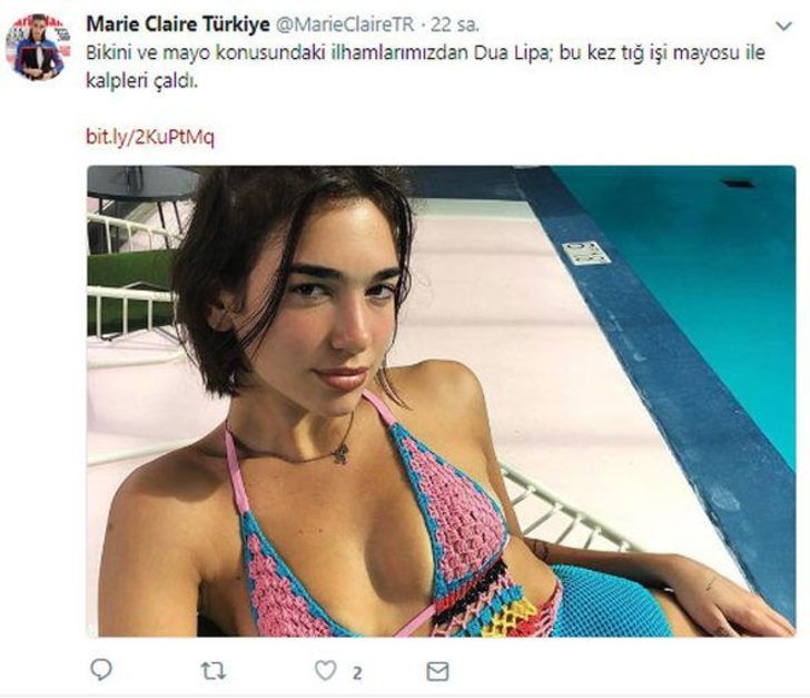 Dua Lipa bu pozuyla Türklerin diline düştü! 5