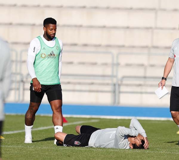 Beşiktaş antrenmanında talihsiz kaza! 1