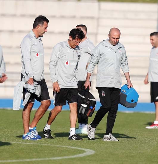 Beşiktaş antrenmanında talihsiz kaza! 5