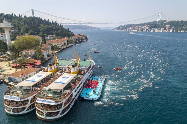 İstanbul'da Kıtalararası Yüzme Yarışı tamamlandı! 5