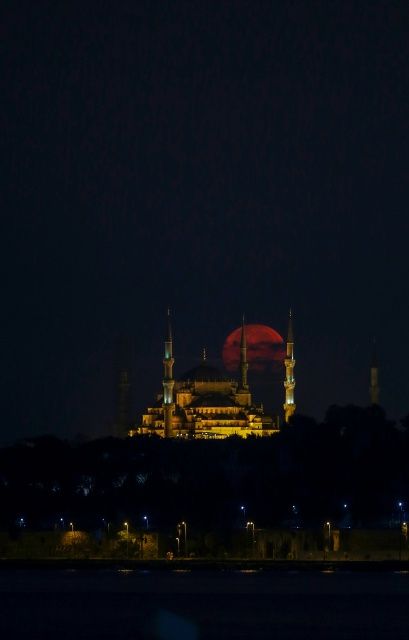 İstanbul'da dolunay resitali! Büyüledi... 7