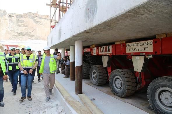 1500 ton ağırlığındaki tarihi hamam taşınıyor! 2