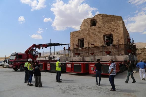 1500 ton ağırlığındaki tarihi hamam taşınıyor! 5