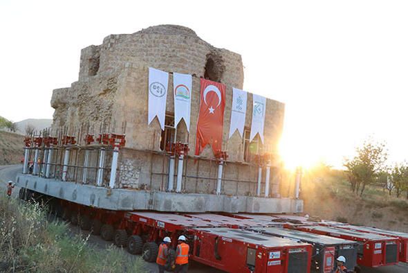 1500 ton ağırlığındaki tarihi hamam taşınıyor! 13