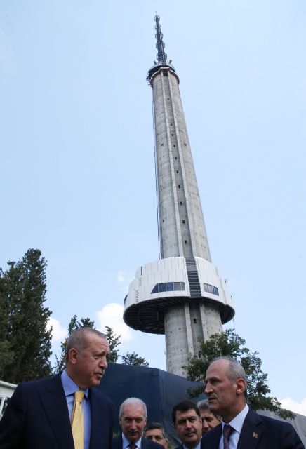 Cumhurbaşkanı Erdoğan Çamlıca Kulesi'nde... 3