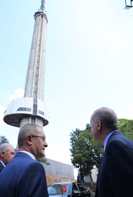 Cumhurbaşkanı Erdoğan Çamlıca Kulesi'nde... 5