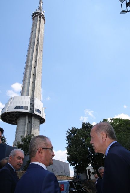 Cumhurbaşkanı Erdoğan Çamlıca Kulesi'nde... 4