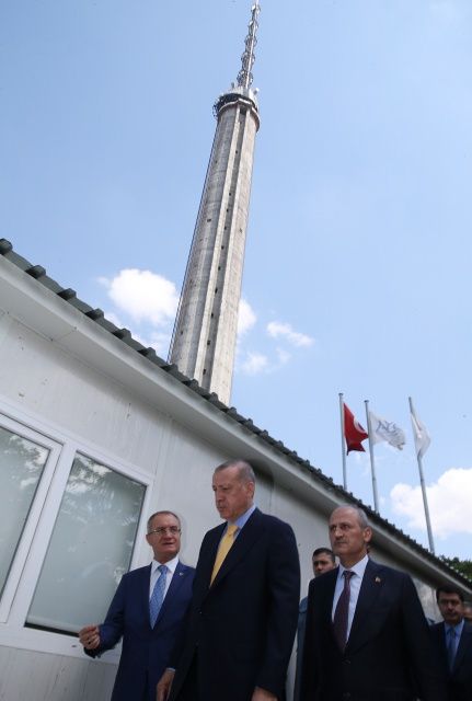 Cumhurbaşkanı Erdoğan Çamlıca Kulesi'nde... 6