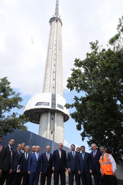 Cumhurbaşkanı Erdoğan Çamlıca Kulesi'nde... 2