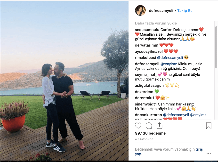 Defne Samyeli aşkını açık açık yaşamaya başladı! 4