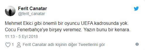 Fenerbahçe UEFA kadrosu ile taraftarları kızdırdı! 1