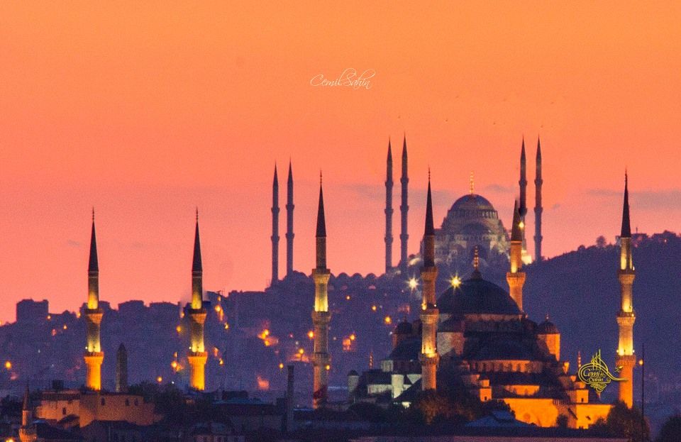 Şehrin uzak noktalarından görülebilen Çamlıca Cami'ne havadan bakış! 15