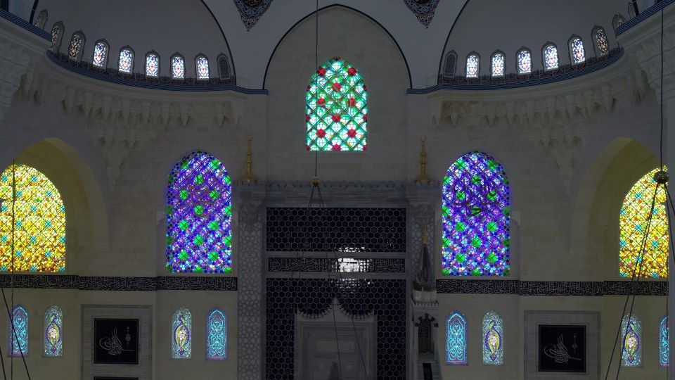 Şehrin uzak noktalarından görülebilen Çamlıca Cami'ne havadan bakış! 4