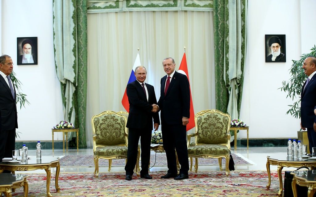 Tahran'daki zirveden tarihi kareler... 7