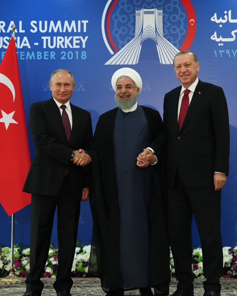 Tahran'daki zirveden tarihi kareler... 17