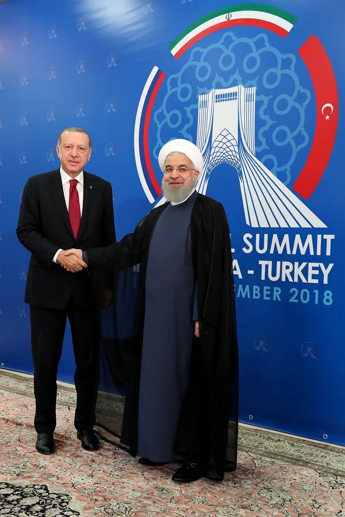 Tahran'daki zirveden tarihi kareler... 20