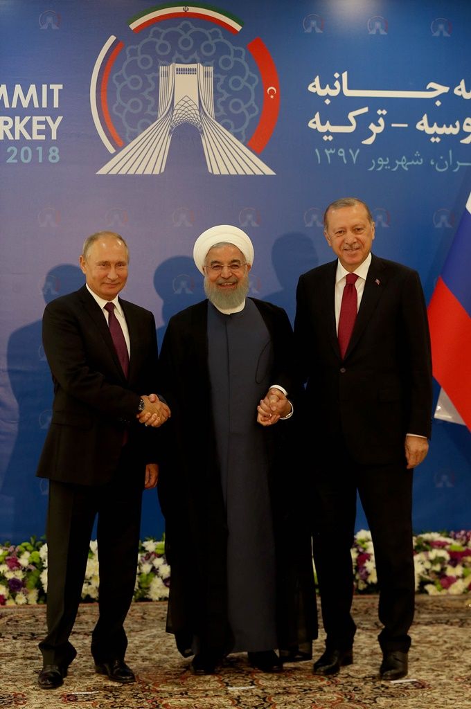 Tahran'daki zirveden tarihi kareler... 28