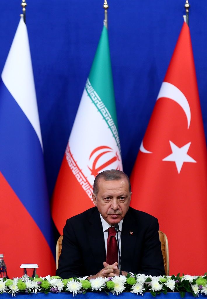 Tahran'daki zirveden tarihi kareler... 54