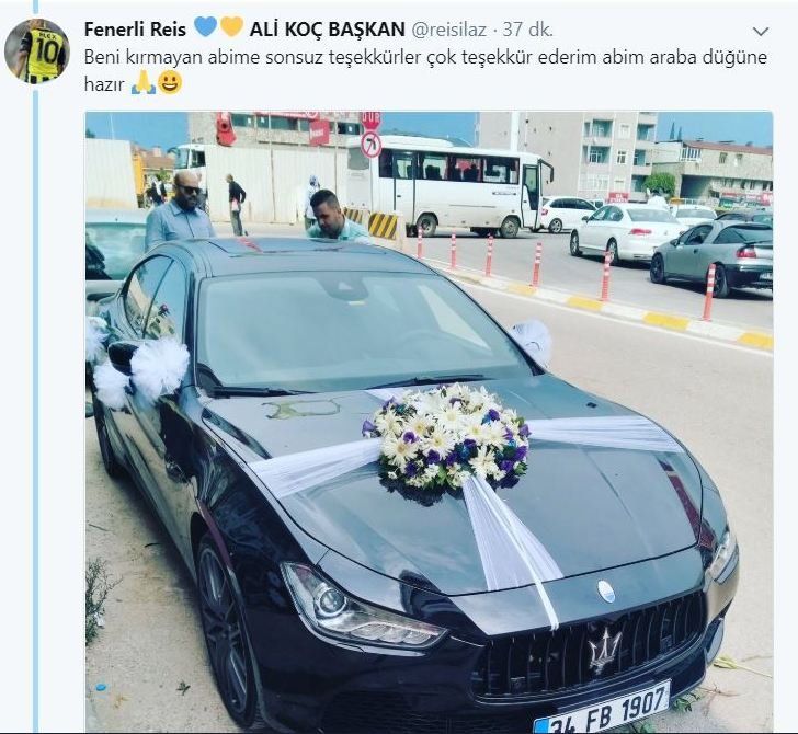 Fenerbahçeli eski yöneticiden lüks jest! 6