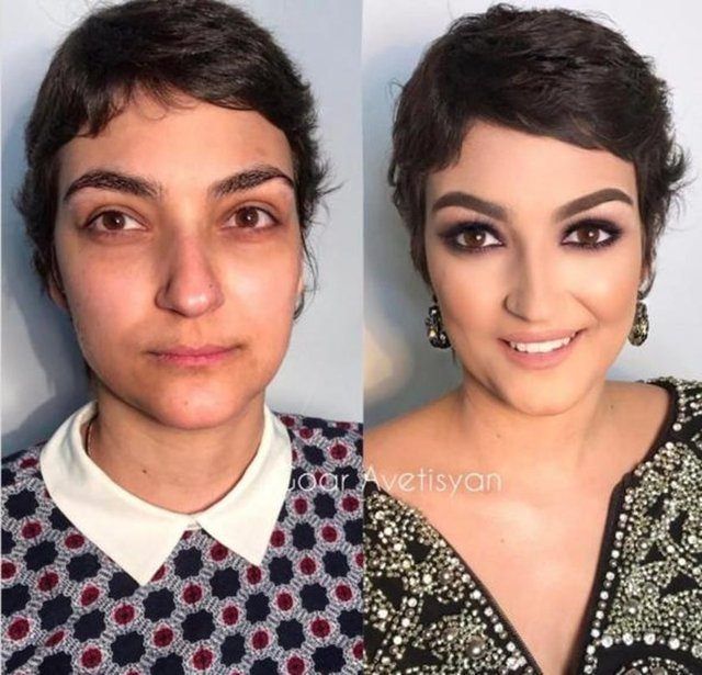 Elindeki sihirli değnek değil, makyaj fırçası! 17
