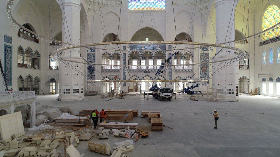 Çamlıca Camii'nde sona çok yaklaşıldı! 1