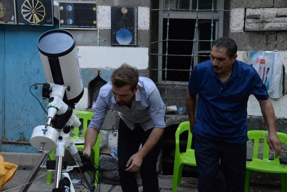 Diyarbakırlı amatör astronom, teleskobuna kavuştu! 2