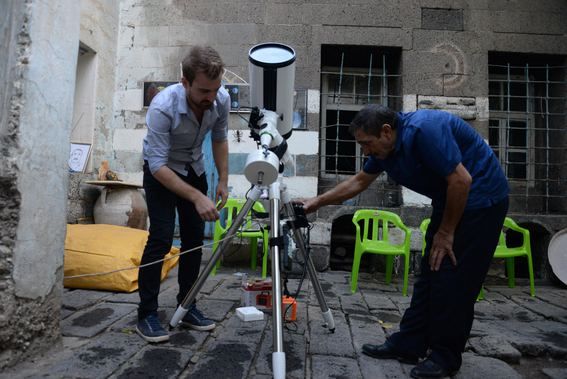 Diyarbakırlı amatör astronom, teleskobuna kavuştu! 3
