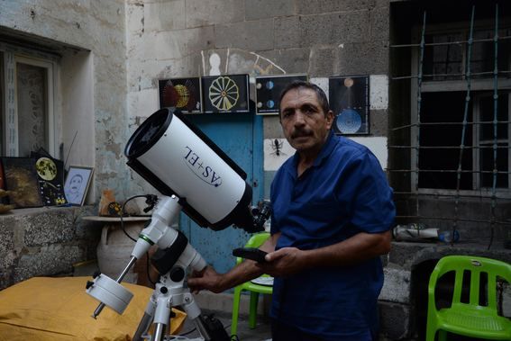 Diyarbakırlı amatör astronom, teleskobuna kavuştu! 8
