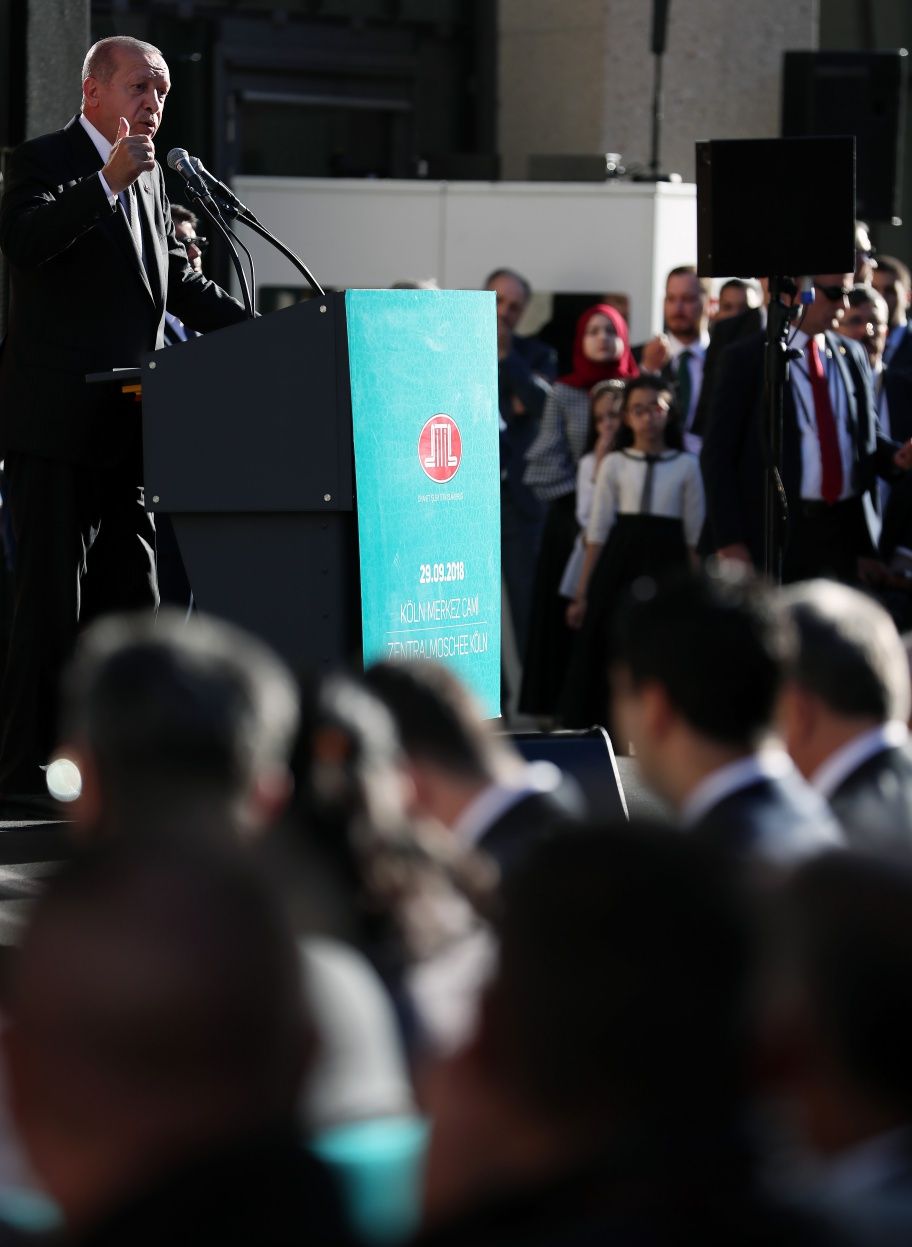 Erdoğan'a Köln'de çok özel koruma! 2