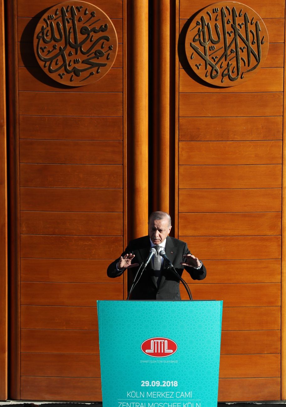 Erdoğan'a Köln'de çok özel koruma! 12