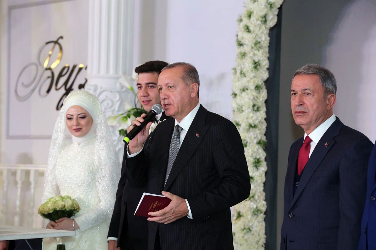 Nikah şahitleri Cumhurbaşkanı Erdoğan oldu! 7