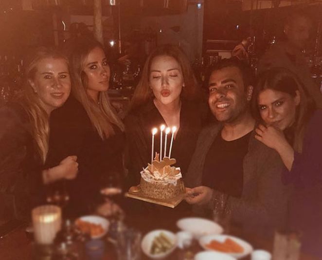 Danla Bilic yeni yaşına ünlü isimlerle girdi! 2