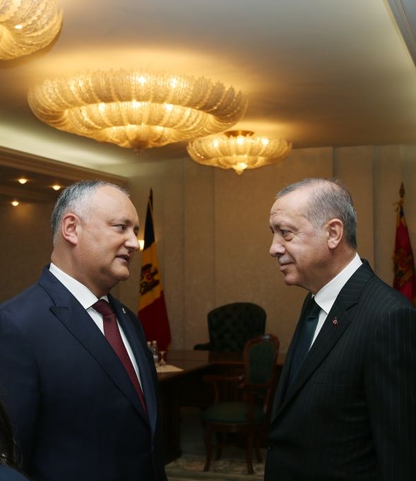 Erdoğan Dodon tarafından resmi törenle karşılandı! 12